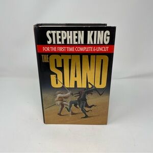 Stephen King 'The Stand' Hardcover Book - Black and Gold